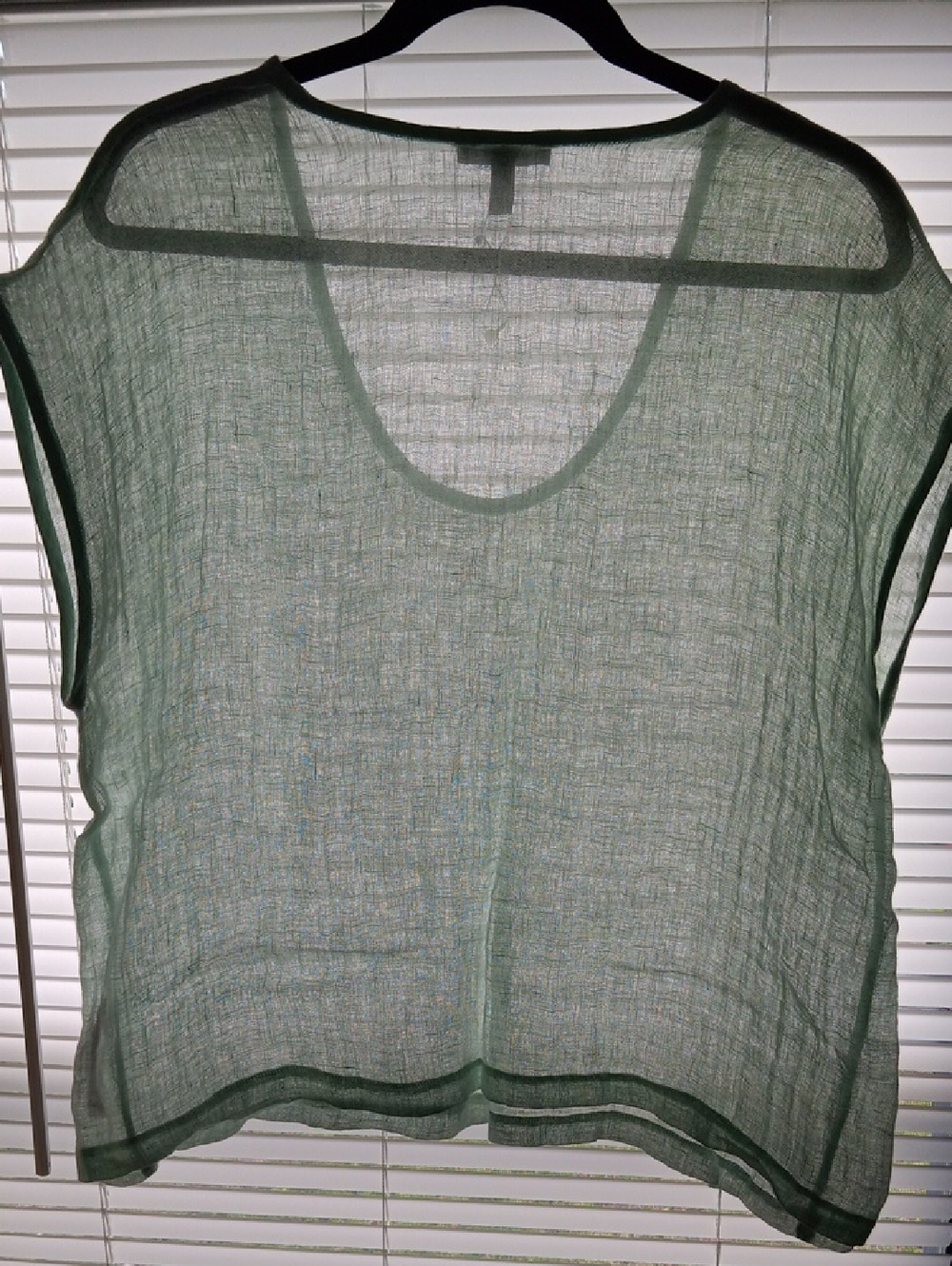 Eileen Fisher  Scoop Neck Linen Top #3665 - Picture 6 of 6